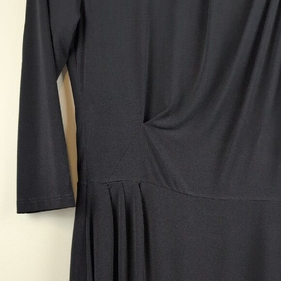 The Fold Clifton Black Dress Size 12 Comfortable Power Dressing - Picture 6 of 10